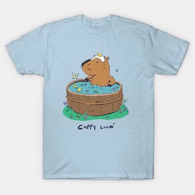 Cute Capybara T-Shirt by YipeeKaiYay